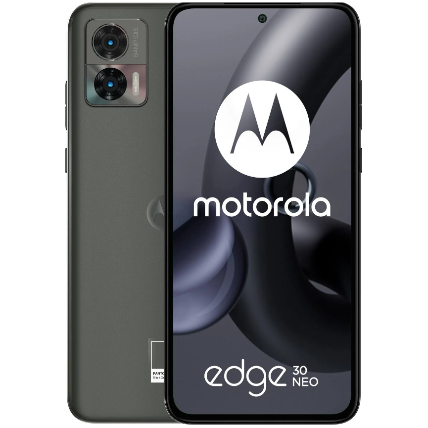 Motorola Edge 30 Neo 5G Unlocked Smartphone - 128GB ROM + 8GB RAM, Dual SIM (GSM/CDMA) - International Version (Black Onyx) for US/Canada | Perfect for Travel, Business & Streaming