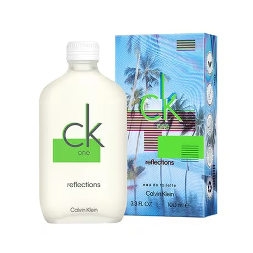 Calvin Klein CK One Reflections Unisex Eau de Toilette Spray - 3.4 oz / 100ml | Fresh Citrus Aromatic Fragrance for Men & Women | Perfect for Daily Wear, Office & Date Night