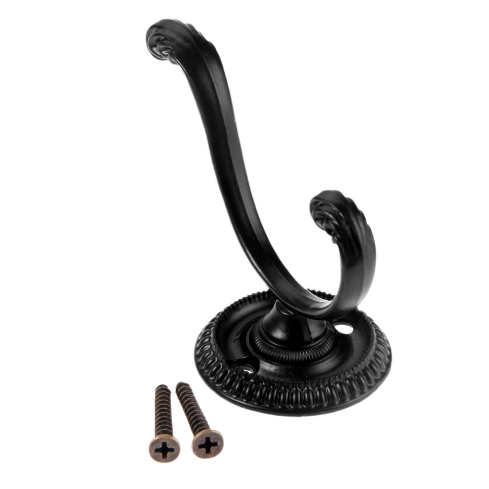 Zinc Alloy Wall Hooks for Bathroom & Home - Coat Hanger Door Hooks (76x63mm)
