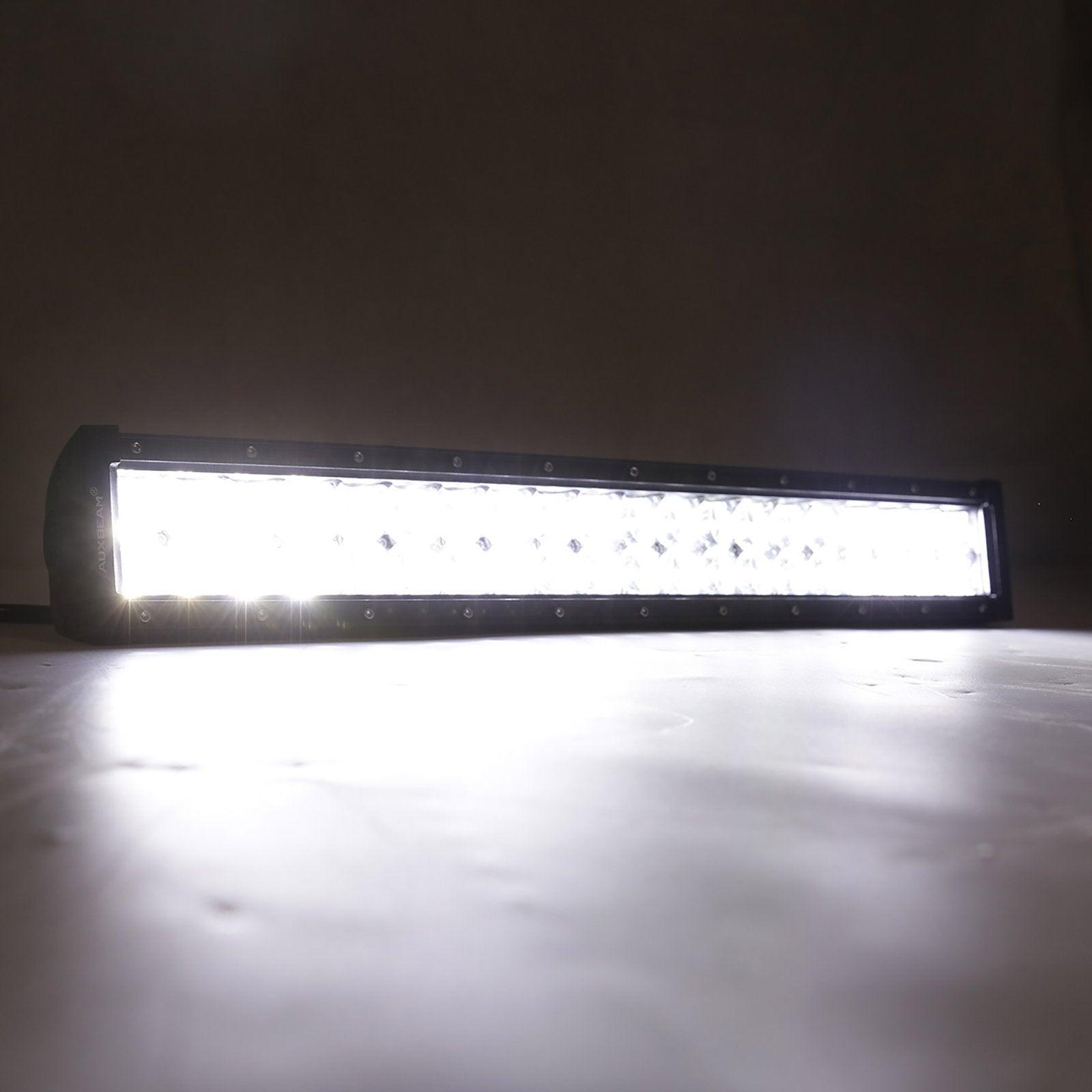 52 Inch 5D Series Straight/Curved Combo Beam LED Light Bar - Dual Row Off-Road Lighting for SUV, ATV, UTV, Trucks, Pickup & Boats - Perfect for Night Driving, Off-Roading, Camping & Marine Adventures