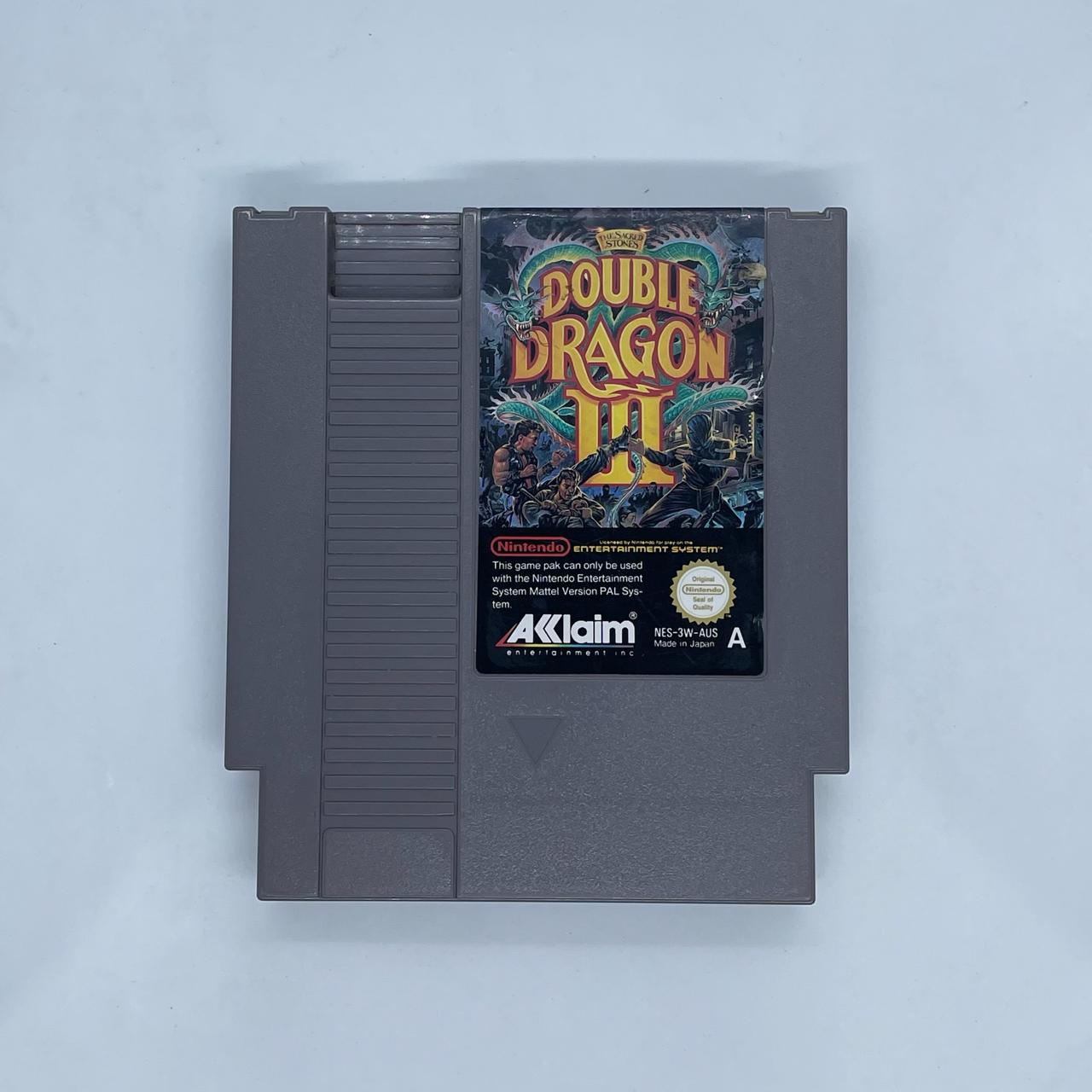 Double Dragon III NES Game - Classic Retro Nintendo Entertainment System Action Adventure - Perfect for Gaming Nostalgia & Collectors