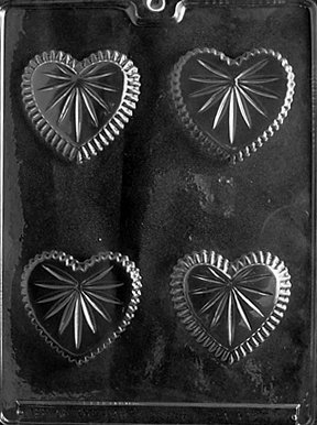 Heart-Shaped Candy Dish - Valentine's Day Chocolate Mold for Small Treats & Desserts | Perfect for Romantic Gifts, Party Favors, and Home Decor