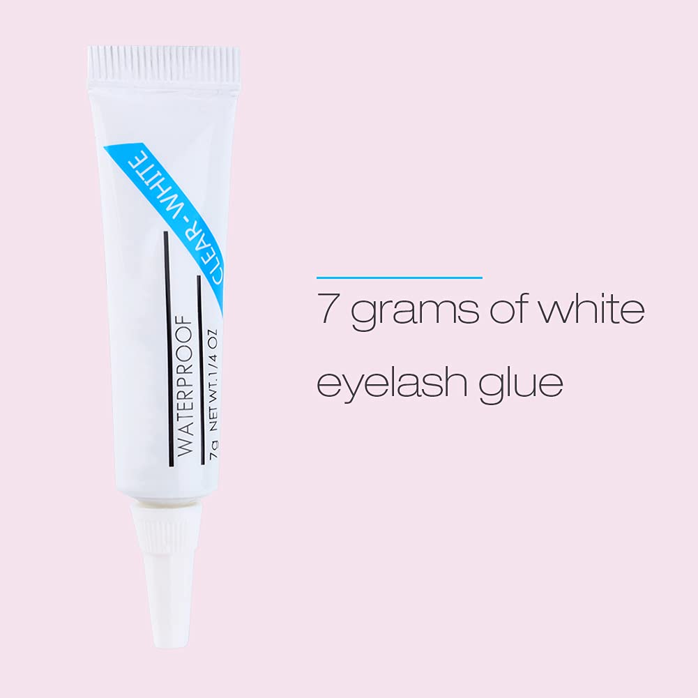 Waterproof False Eyelash Adhesive Glue - Long Lasting Lash Glue for Strips & Extensions - Perfect for Daily Wear, Special Occasions & Professional Makeup Artists