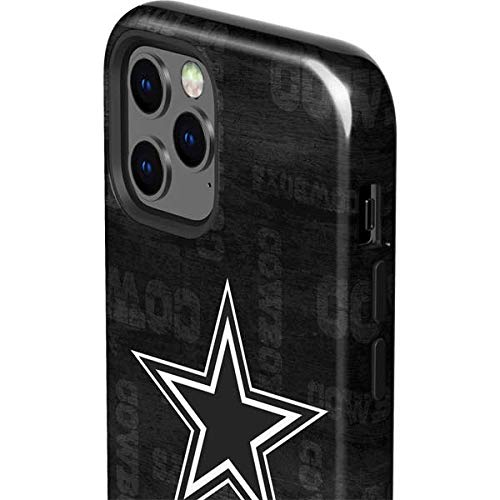Official NFL Dallas Cowboys Black & White Impact Phone Case for iPhone 12 Pro Max - Shockproof Protective Cover for Football Fans, Game Day & Everyday Use