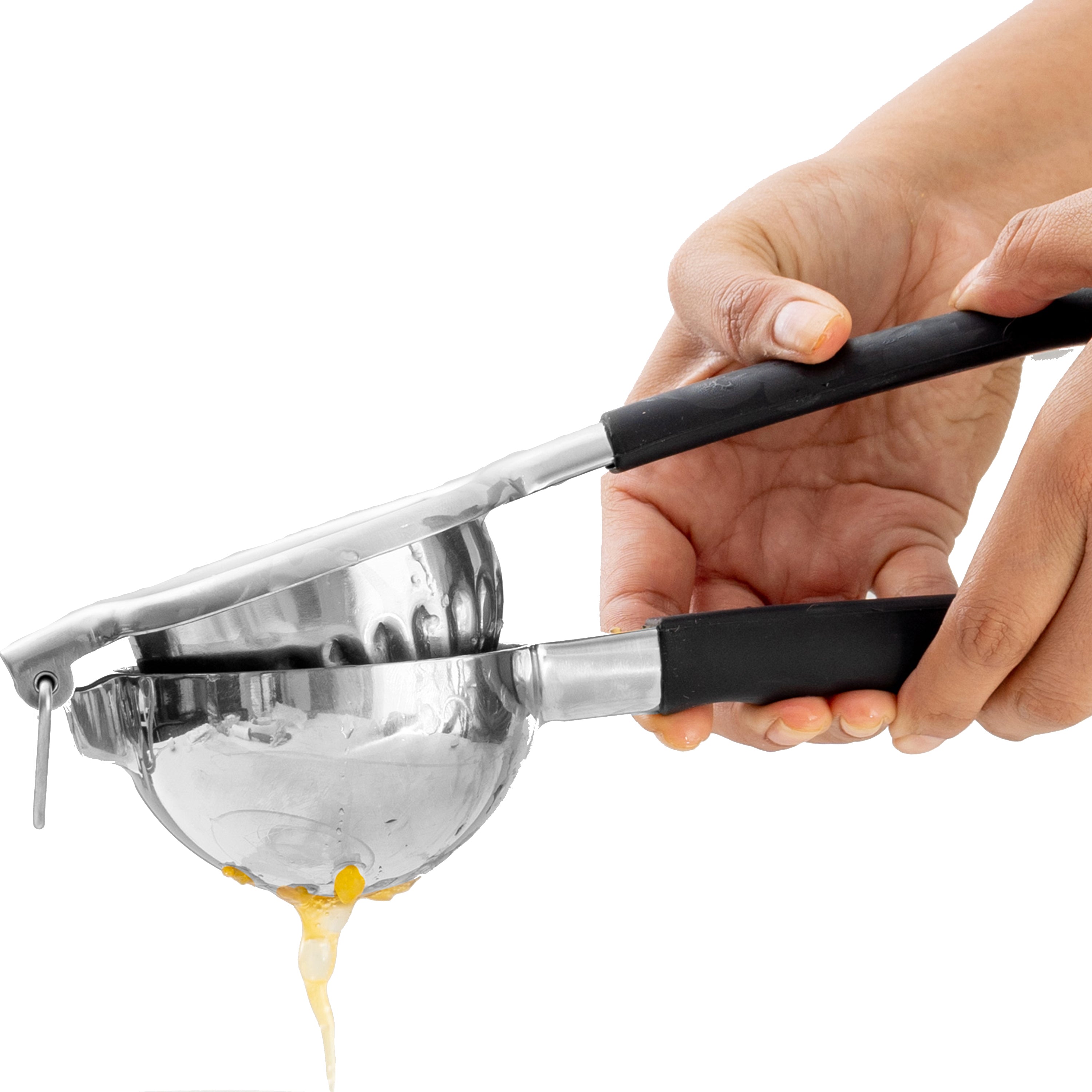 Premium Stainless Steel Citrus Juicer - Manual Hand Press Orange Lemon Lime Squeezer - Durable Kitchen Tool for Fresh Juice at Home, Restaurants & Bars