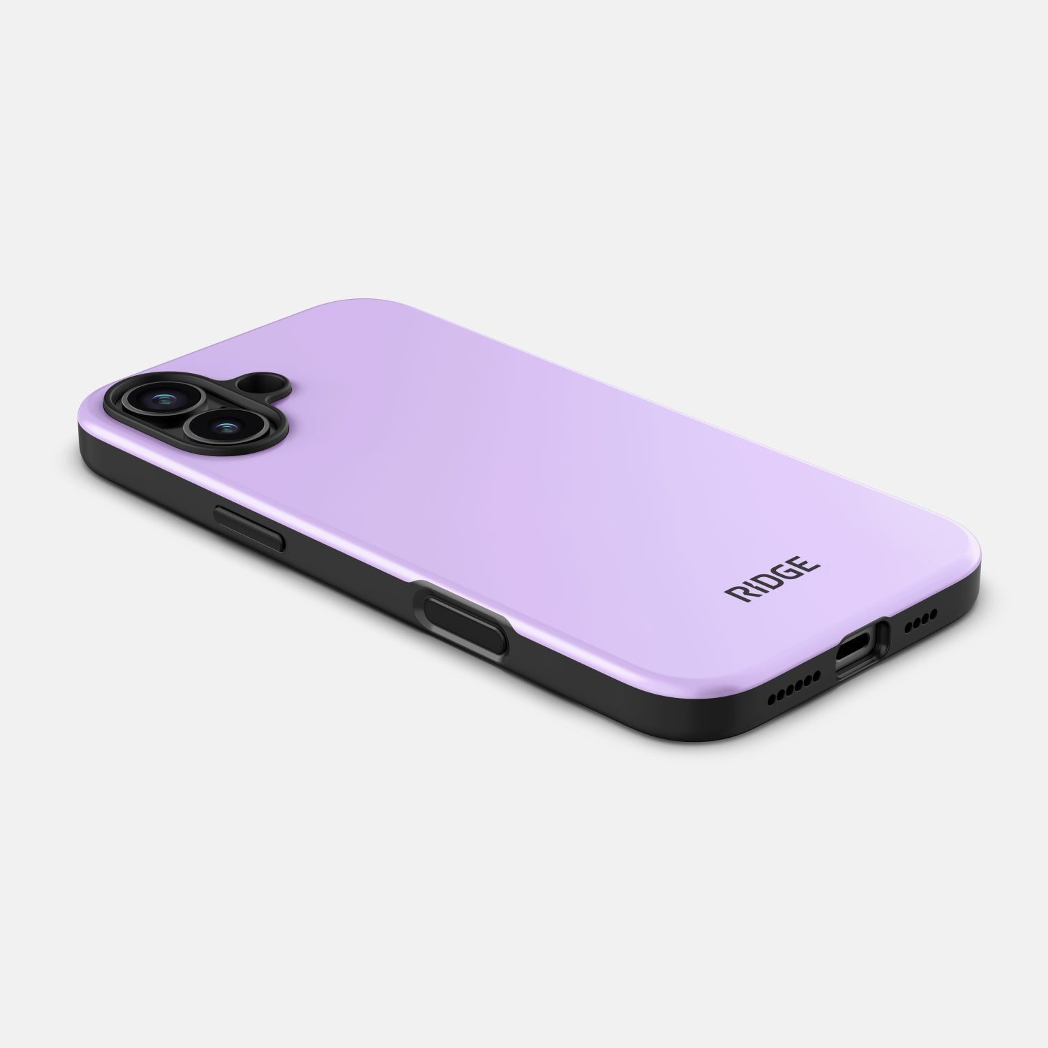 Durable Lavender Phone Case for iPhone 16 Plus - Slim Protective Cover with Shock Absorption - Perfect for Everyday Use, Work & Travel