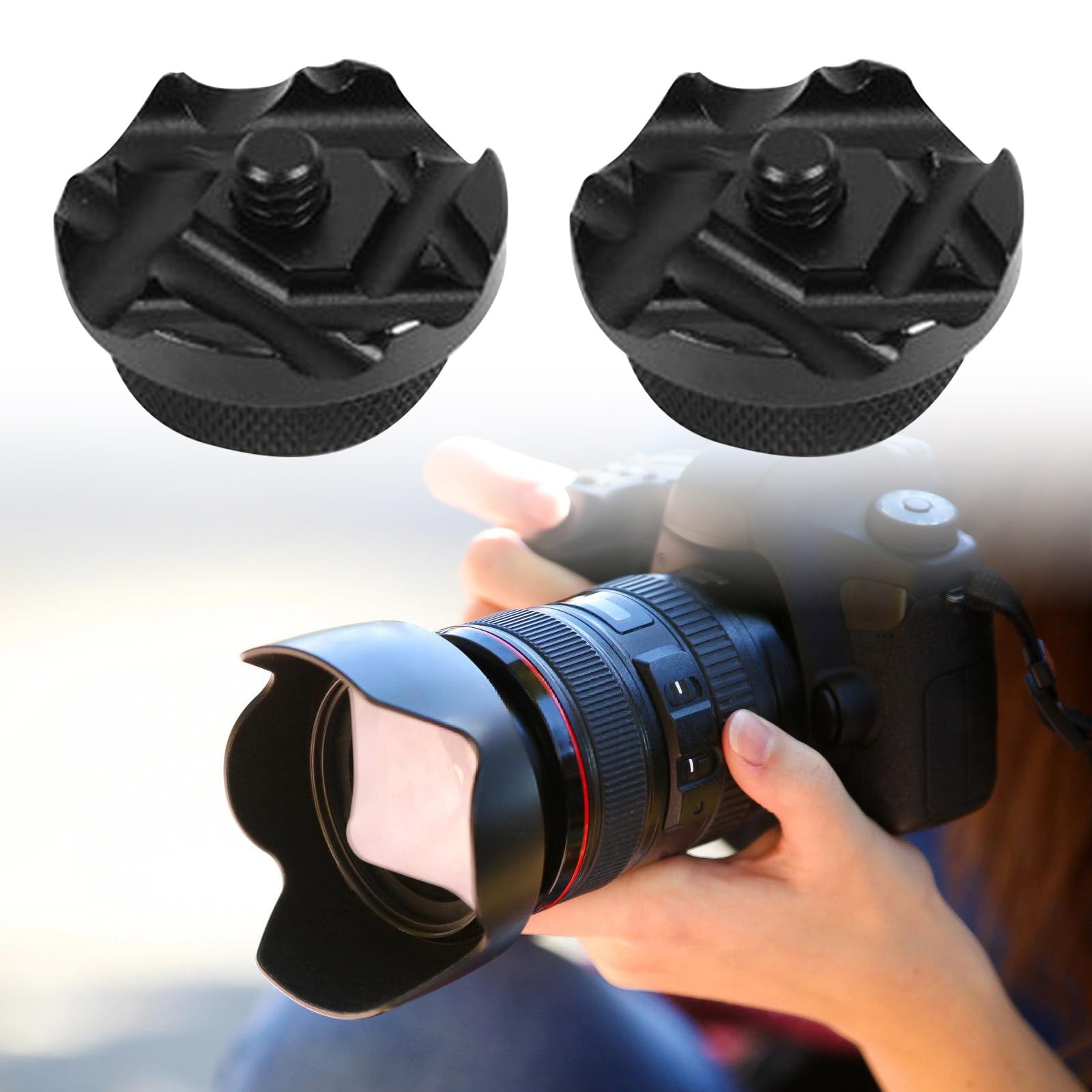 Adjustable Aluminum Alloy DSLR Camera Cable Clamp - Secure Wire Holder for Microphones & Equipment | Perfect for Studio, Vlogging & Photography