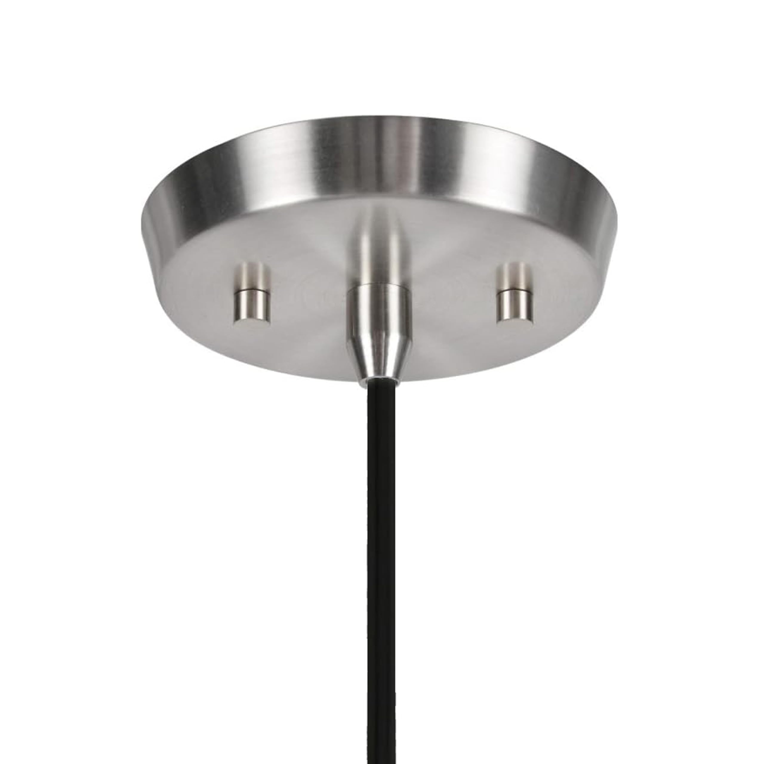 Aspen Creative 71113-11 Transitional Drum Fabric Pendant Light - 8