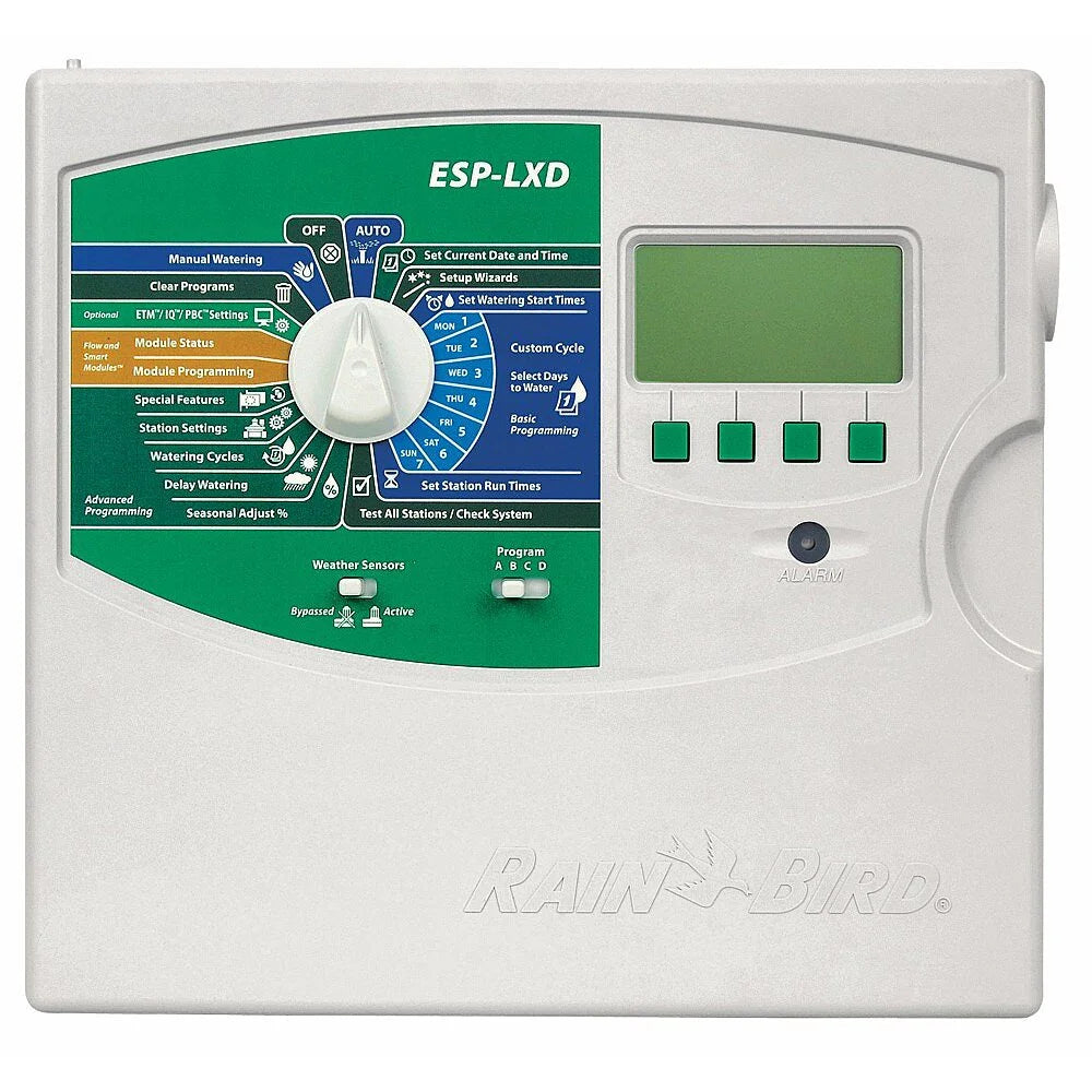 Rain Bird ESP-LXD 2-Wire Commercial Outdoor Irrigation Controller - Expandable to 200 Stations for Large Landscapes, Golf Courses & Sports Fields