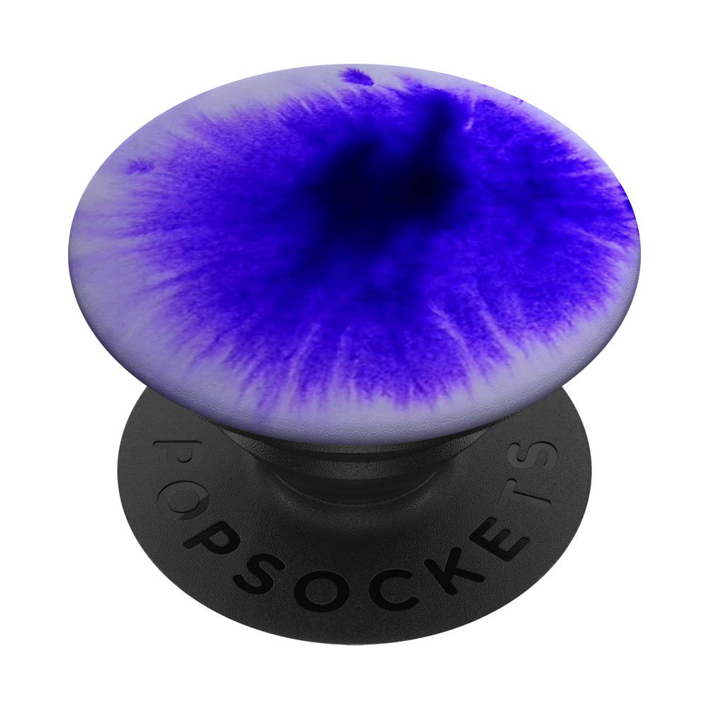 Blue Watercolor Ink Design Wet Paper Pop Mount Socket - Phone & Tablet Grip Stand for Secure Holding and Hands-Free Viewing | Perfect for Travel, Work, and Daily Use