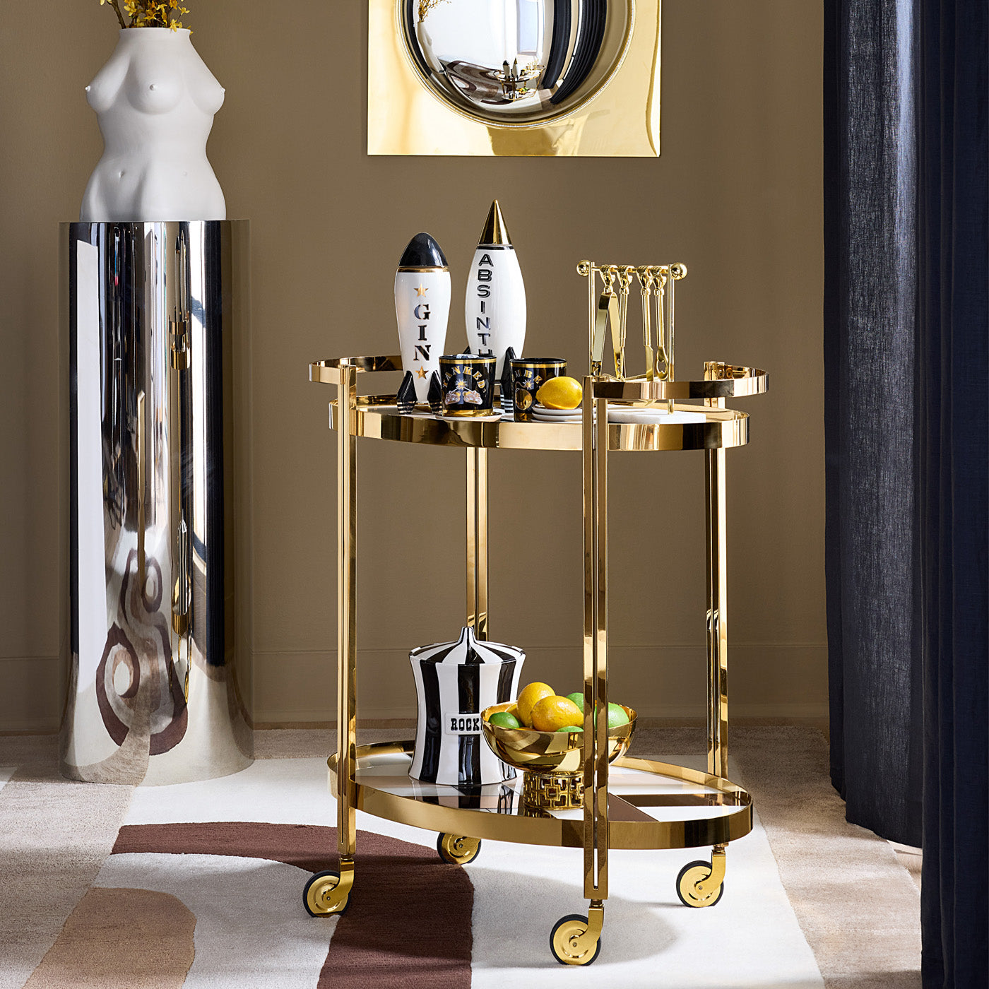 Premium Rocket Absinthe Decanter Set - Elegant Glass Carafe with Stainless Steel Drip Tray for Home Bar & Cocktail Parties - Perfect for Serving Absinthe, Whiskey, and Liquor in Style