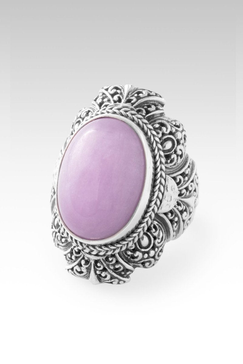 Faithful Love Kunzite Ring for Women - Elegant Promise & Engagement Jewelry Gift - Perfect for Anniversaries, Weddings & Romantic Occasions