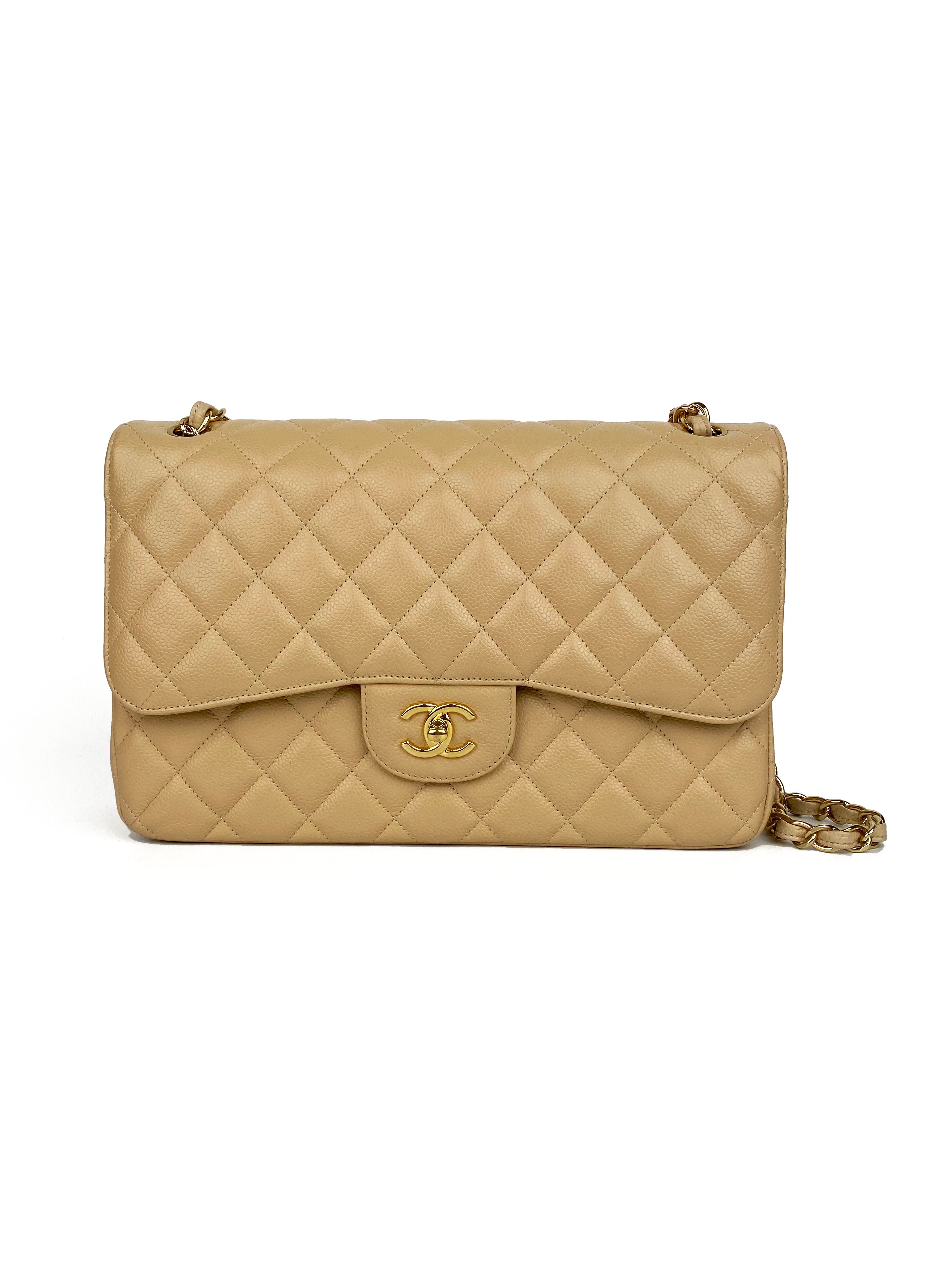 Chanel Nude Jumbo Classic Flap Bag - Luxury Leather Shoulder Bag for Women | Perfect for Evening Events, Parties & Special Occasions