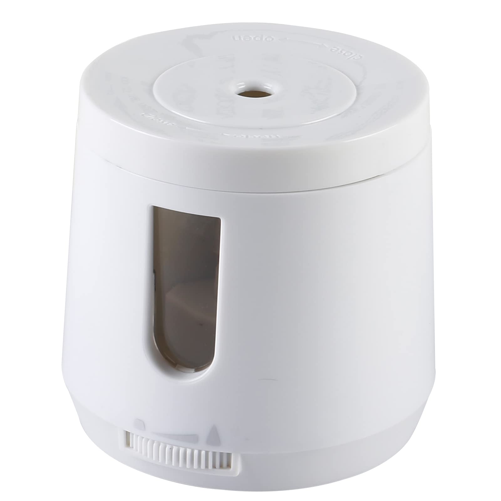 Bocyteopr Automatic Electric Pencil Sharpener - USB & Battery Powered Adjustable Sharpener for Colored Pencils (6-8mm) - Perfect for School, Classroom, Office & Home Use (White)