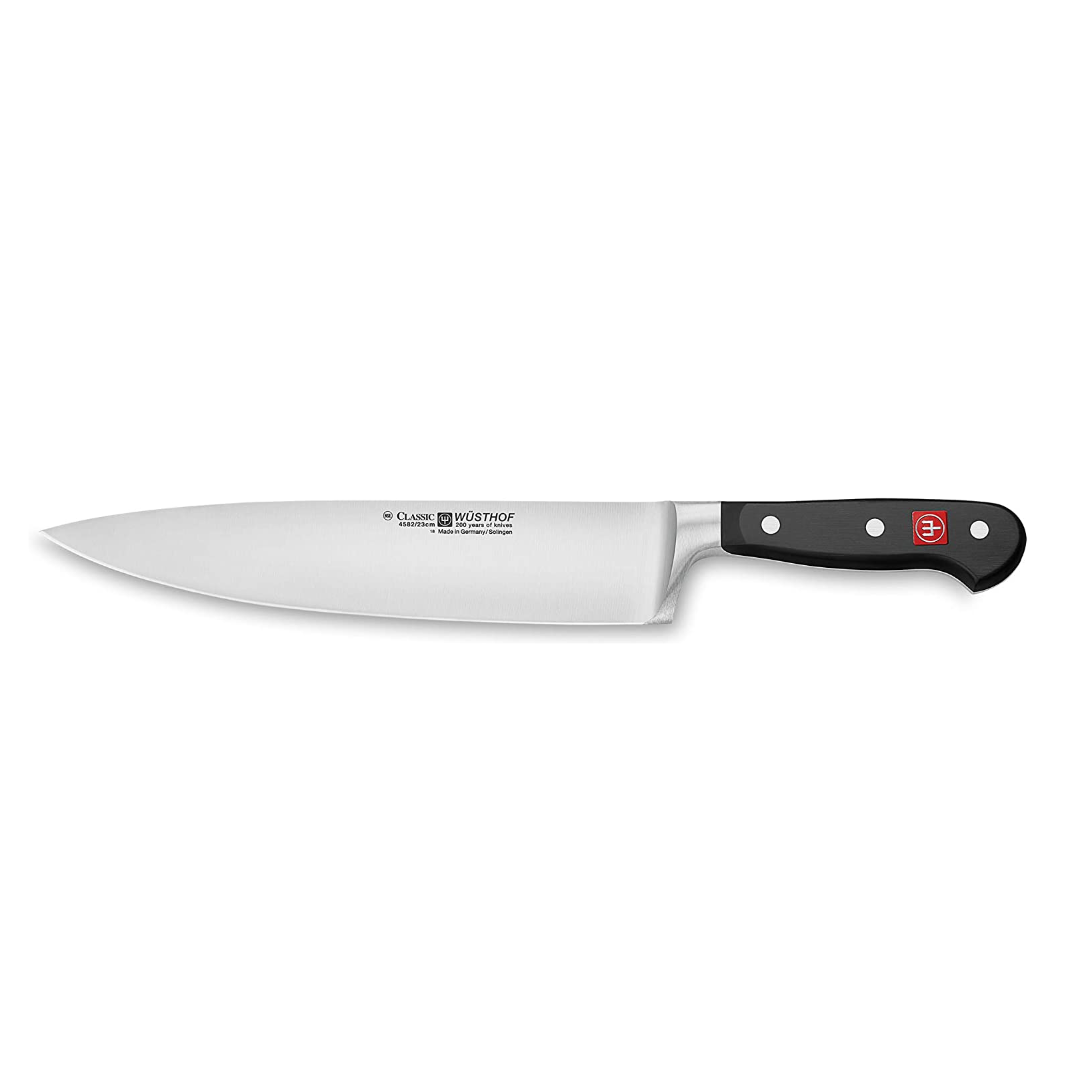 Wusthof Gourmet 9-Inch Chef's Knife - High Carbon Stainless Steel Kitchen Knife for Professional Chefs & Home Cooking - Perfect for Chopping, Slicing & Dicing Vegetables, Meat & Herbs