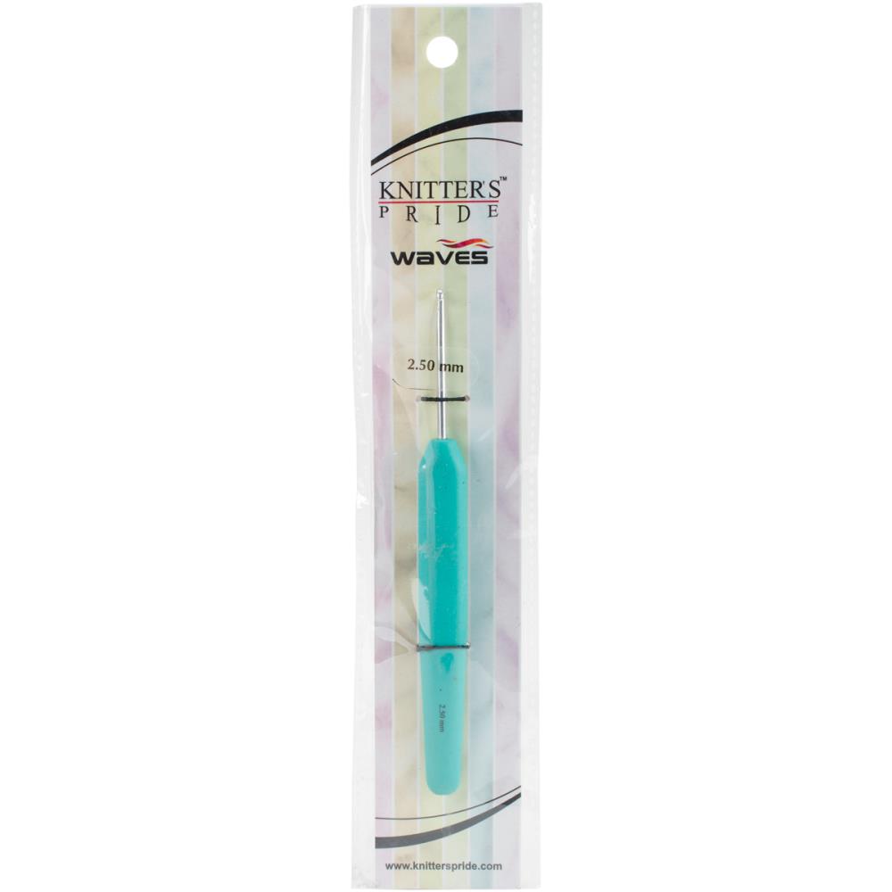 Knitter's Pride Waves Crochet Hooks Set - Ergonomic Comfort Grip Crochet Needles for Smooth Yarn Crafting | Perfect for Beginners & Experts - DIY Knitting, Amigurumi, Blankets & Scarves Projects
