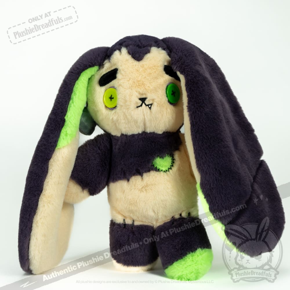 Plushie Dreadfuls Frankenbuns Monster Stuffed Animal Toy - Cute Horror Bunny Plush for Halloween Decor, Gift & Collectible