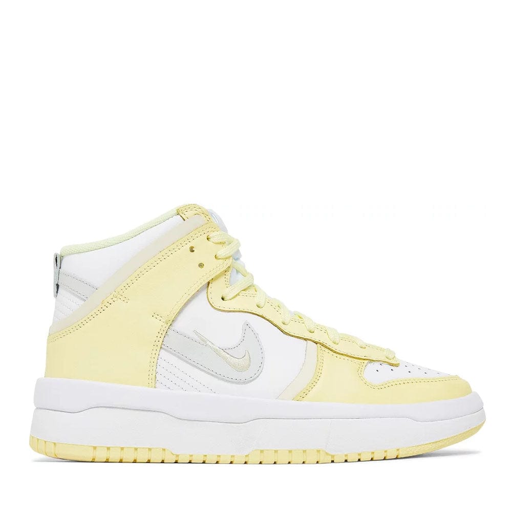 Nike Dunk High Up Light Lemon Yellow Sneakers - Women's & Men's Basketball Shoes for Casual Wear & Street Style