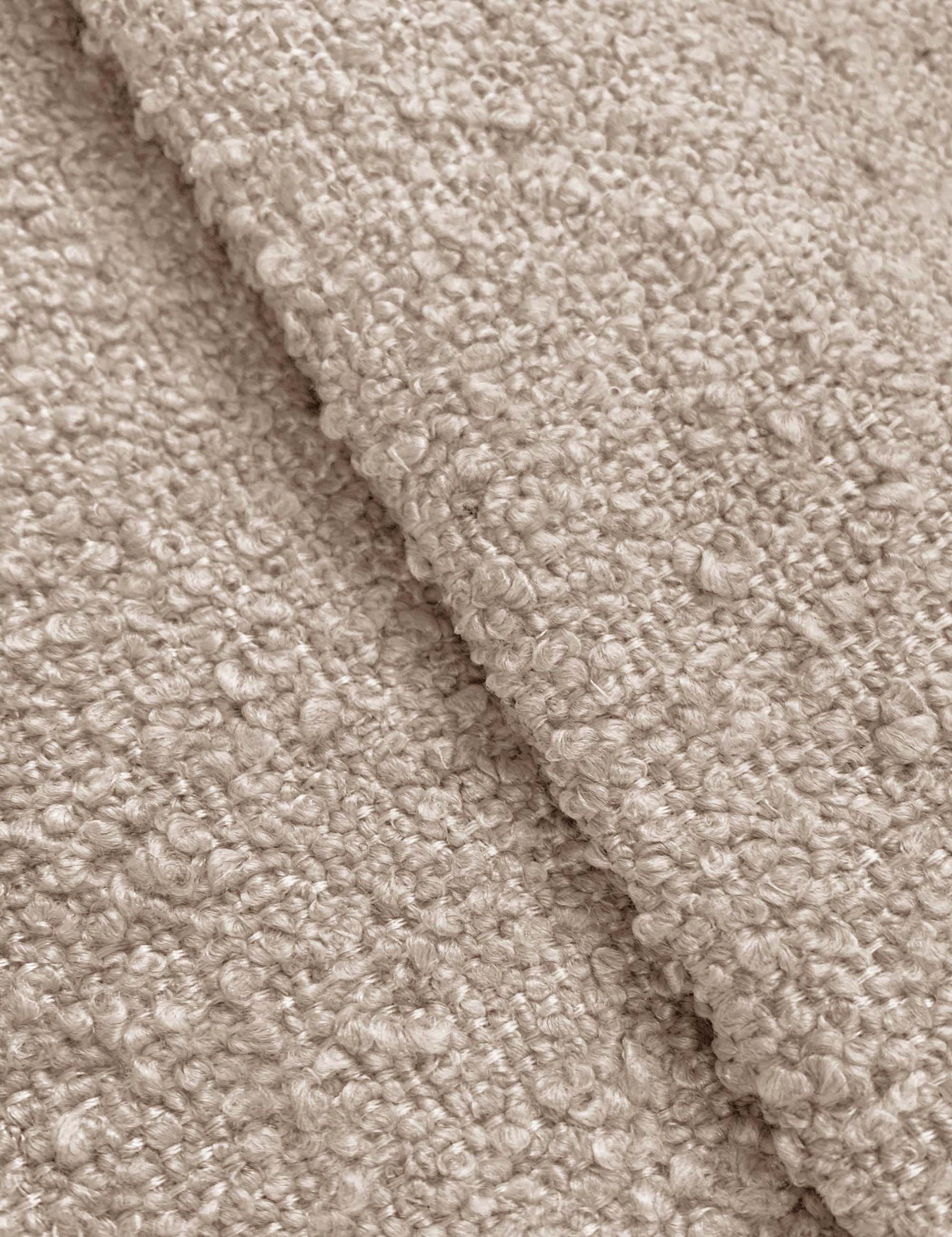 Premium Boucle Fabric Swatch - Soft Textured Upholstery Material for DIY Home Decor, Furniture & Craft Projects - Perfect for Cushions, Pillows & Decorative Accents