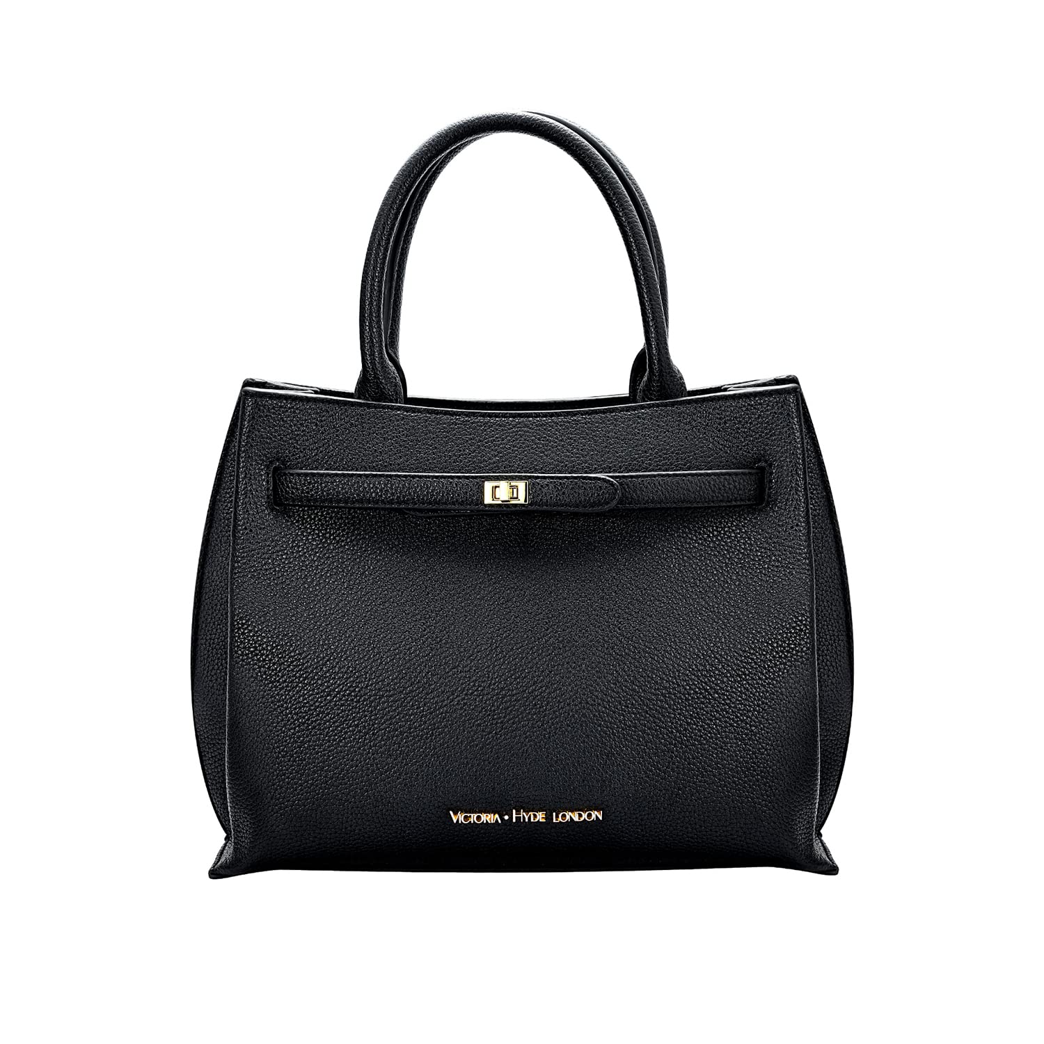 Victoria Hyde Large PU Leather Tote Bag for Women - Vegan Shopper Handbag, Travel Shoulder Bag - Perfect Gift for Mom & Women | Work, Shopping, Travel Essentials