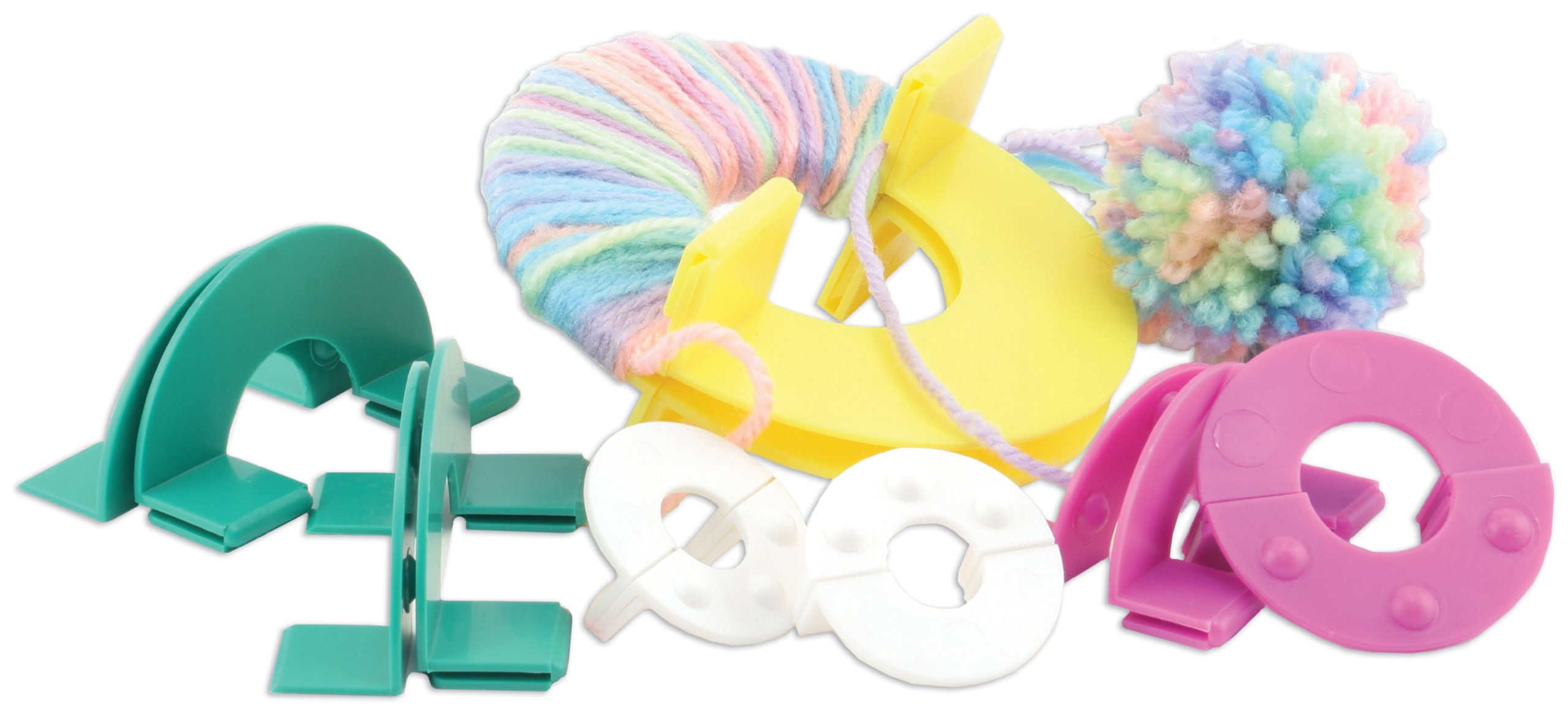 Susan Bates Easy Wrap Pom Pom Maker Kit - 4 Sizes (1.25