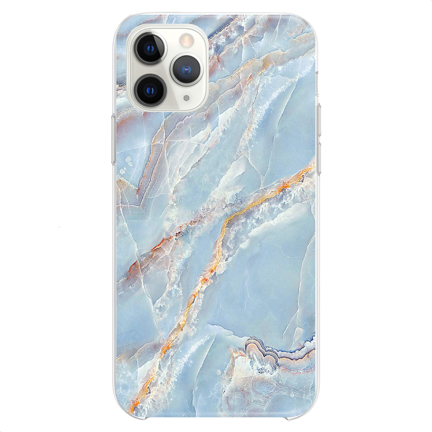 Premium TPU Phone Case for iPhone 16/15/14/13/12/11 Pro Max/Plus/Mini/XS/XR/X/8+/7/6/5/SE - Slim Flexible Silicone Cover with Elegant Grey Marble & Mineral Design - Perfect for Women, Girls & Everyday Protection