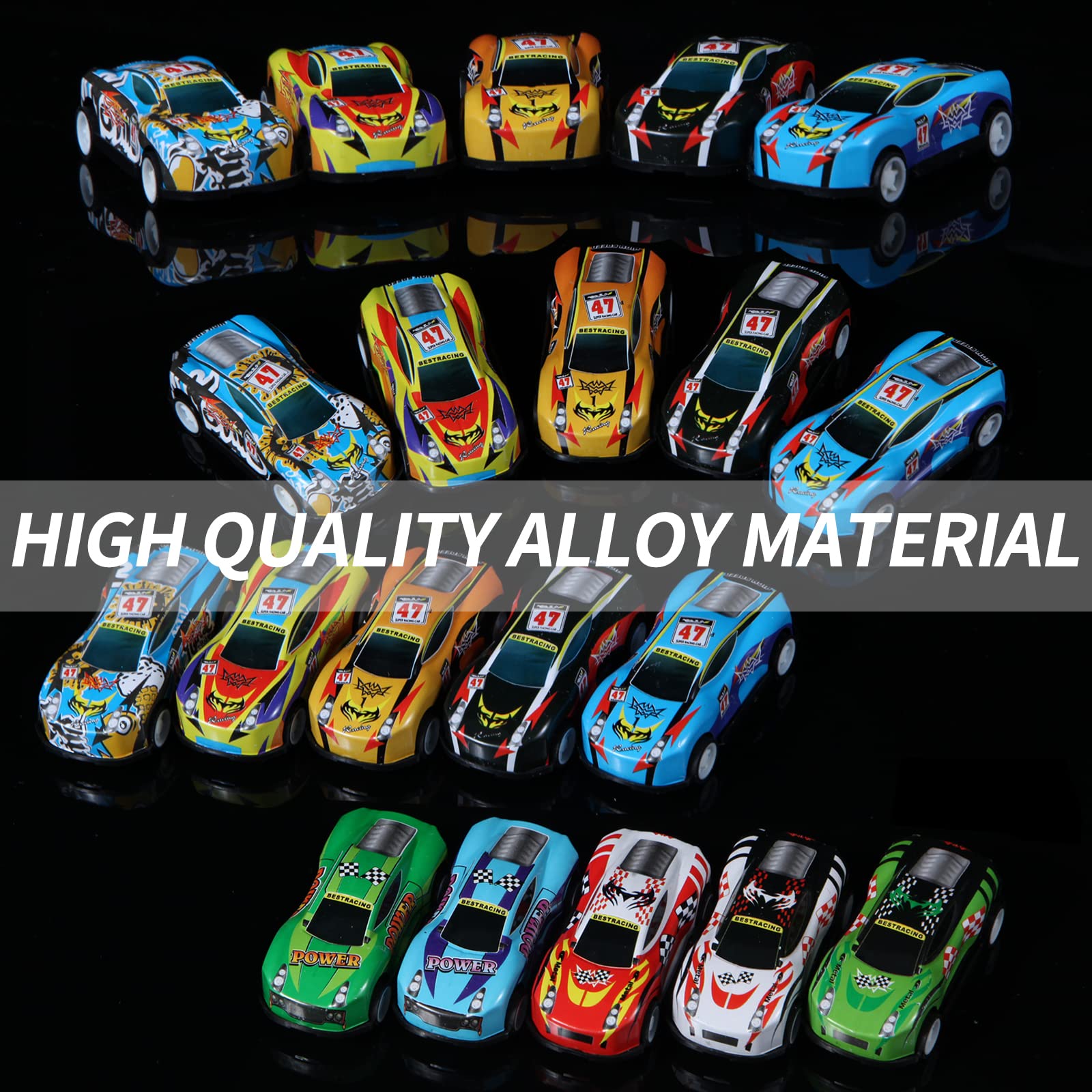 28 Pack Pull Back Cars for Kids - Mini Race Car Toys Bulk Set, Party Favors, Goodie Bag Stuffers & Pinata Fillers for Boys & Girls - Perfect for Birthday Parties, Classroom Rewards & Toddler Playtime