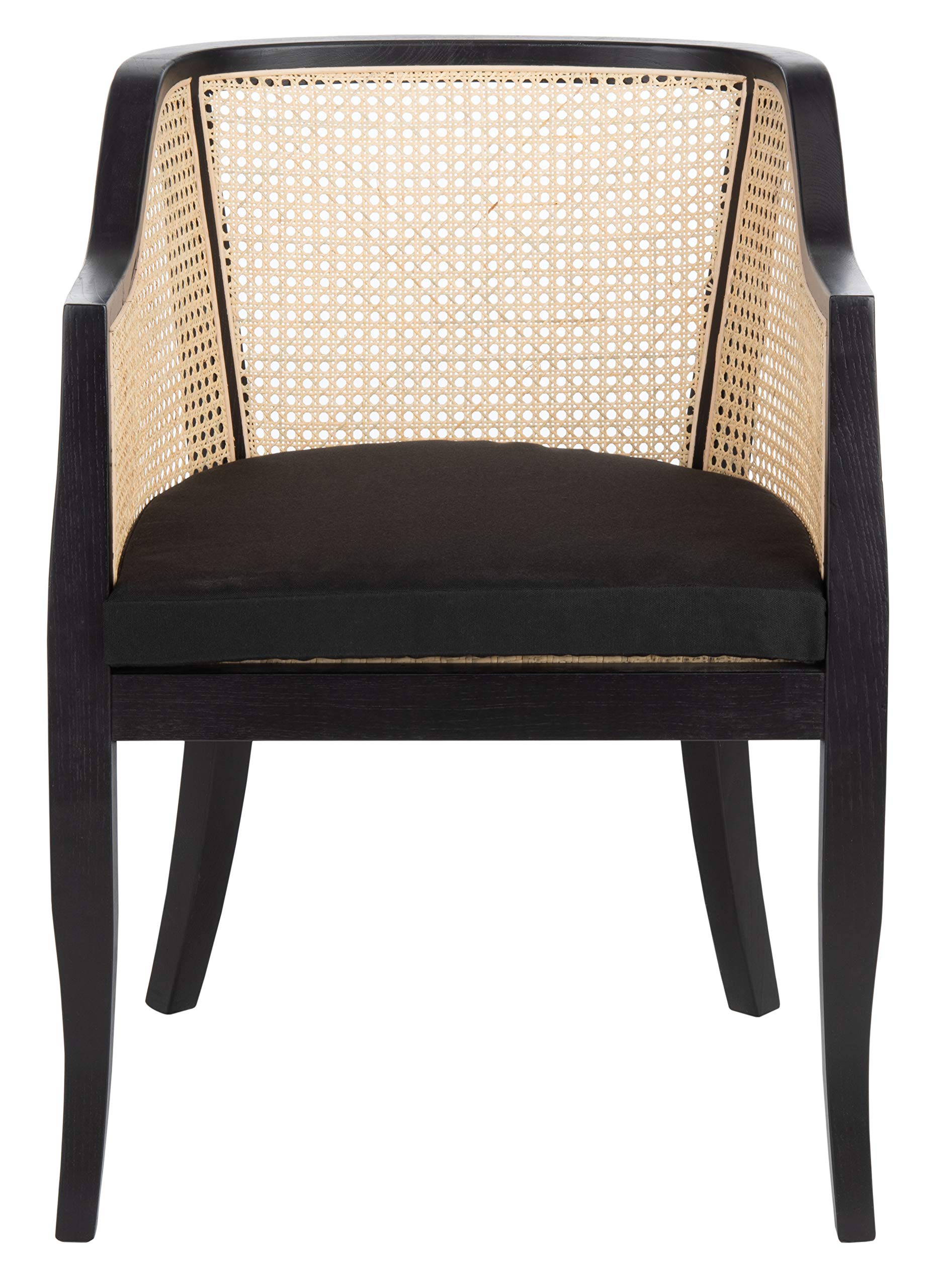 Safavieh Home Rina White Dining Chair - Modern Upholstered Side Chair for Kitchen, Dining Room & Office - Comfortable & Stylish Seating Solution