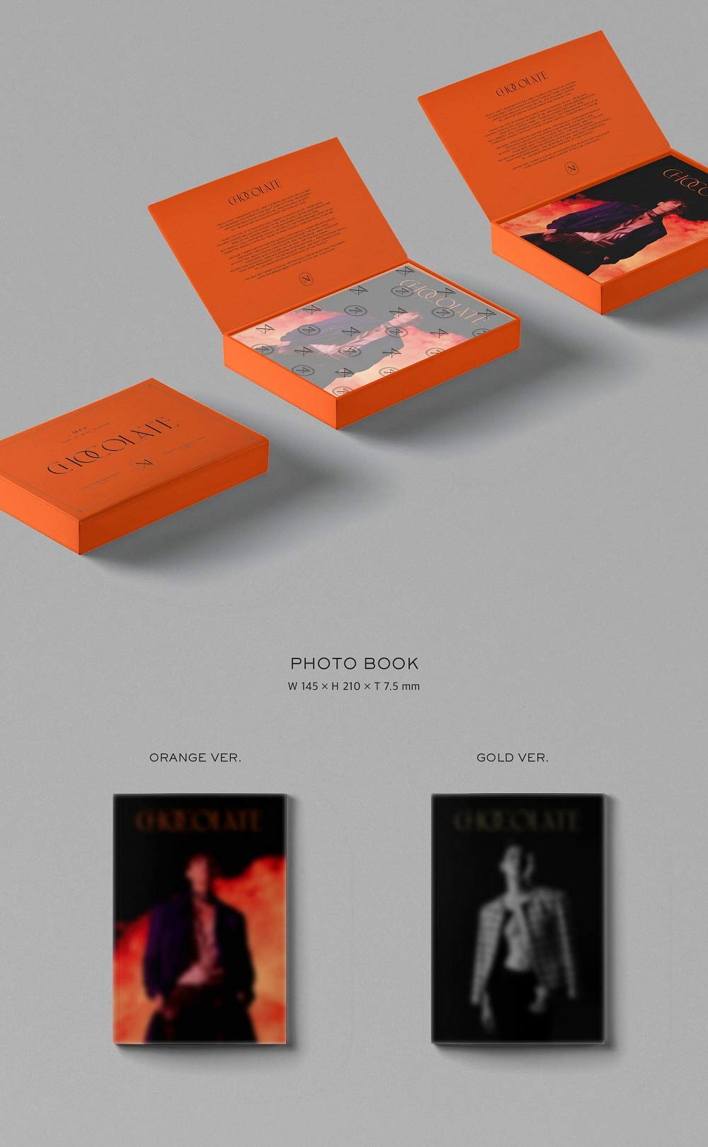 SM Ent MAX CHANGMIN TVXQ - Chocolate (1st Mini Album) Gold Version - K-Pop Collectible CD for Fans, Gifts & Music Lovers