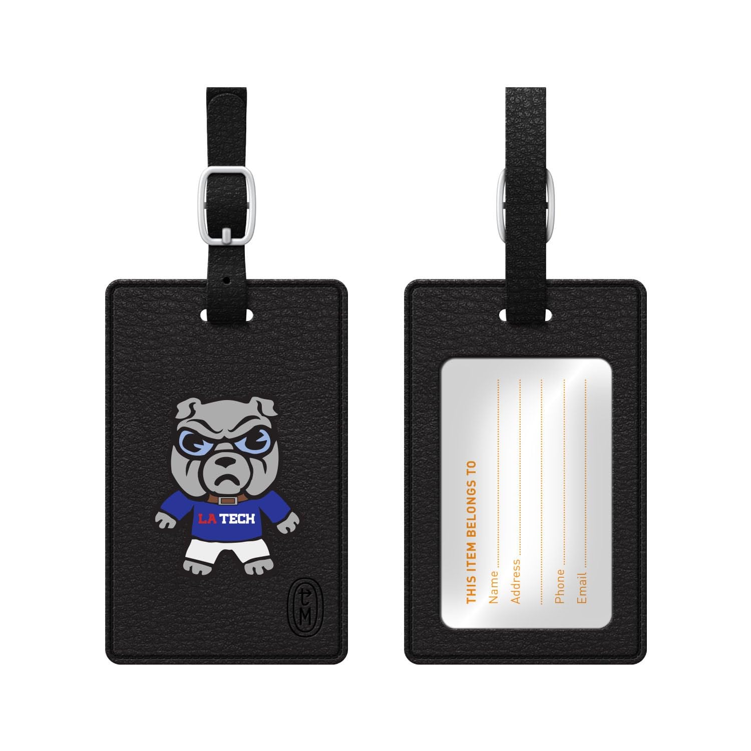 Louisiana Tech Tokyodachi Classic Luggage Tag - Durable Travel ID Tag for Suitcases, Bags & Backpacks - Perfect for Airports, Business Trips & Vacations