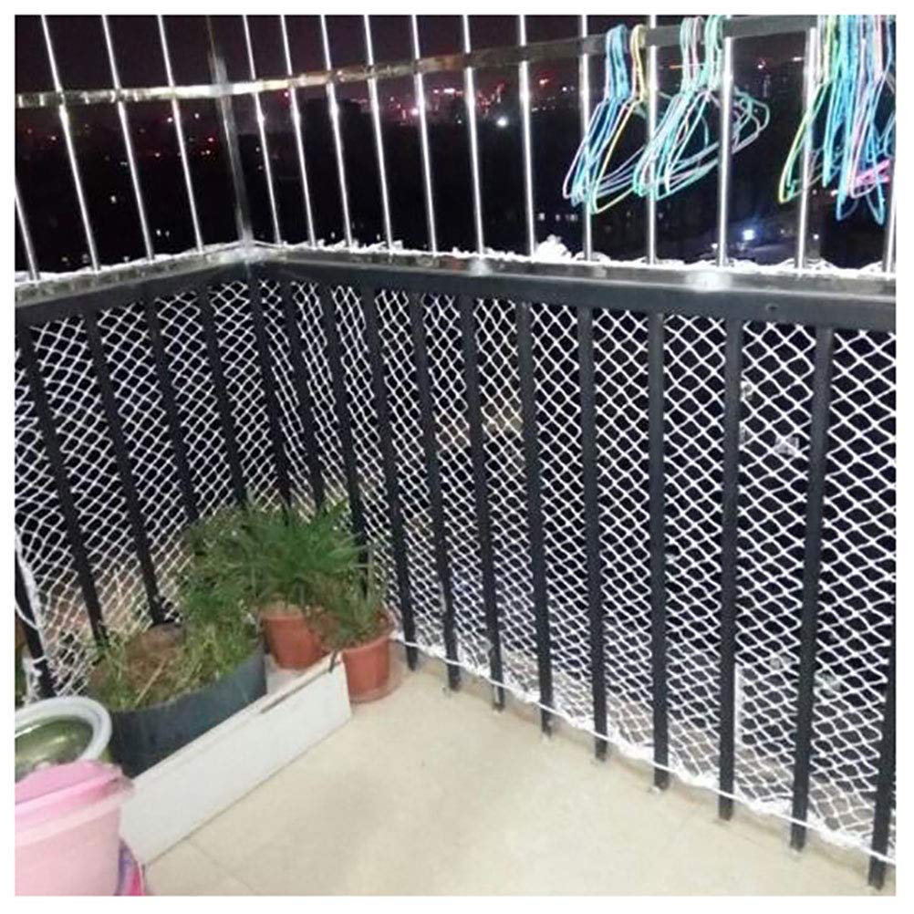 8mm Diameter 12cm Mesh Child Safety Climbing Net - Anti-Fall Stair & Fence Protection, Hemp Ceiling Decorative Net for Hammocks & Play Areas - Perfect for Indoor/Outdoor Kids Safety & Home Decor