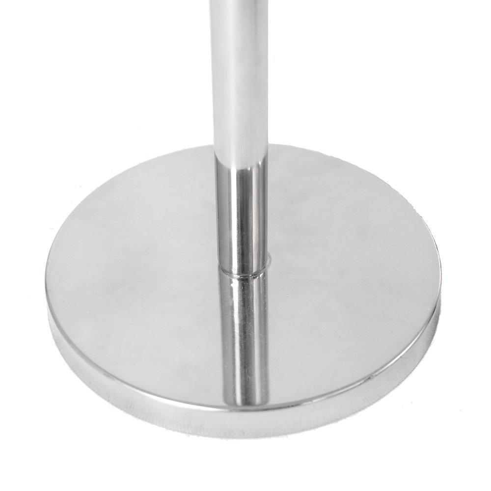Freestanding Stainless Steel Toilet Paper Holder - Bathroom Tissue Stand with Heavy Duty Metal Base | Perfect for Home, Office, and RV Bathrooms