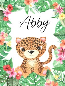 Leopard Tropical Floral