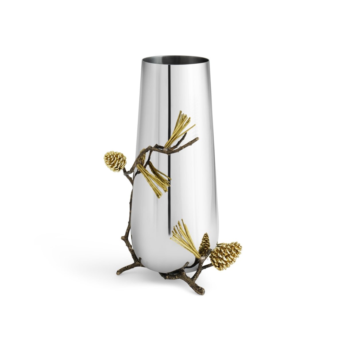Pine Cone Medium Vase - Natural Decorative Ceramic Flower Vase for Home Decor, Wedding Centerpiece, Fall Table Decorations