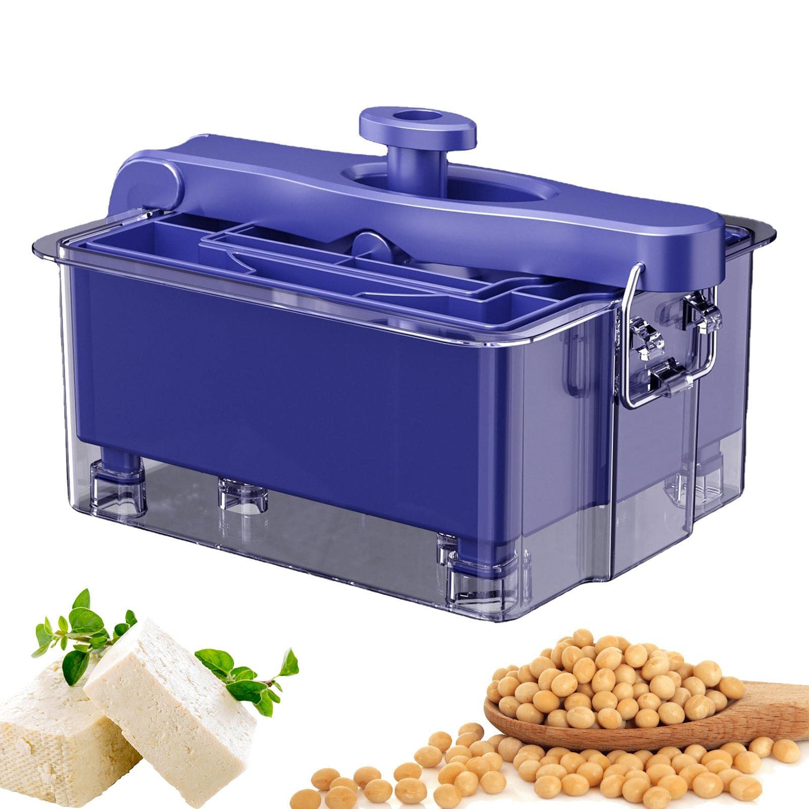 Premium YANQUAN Tofu Press - Heavy Duty Stainless Steel Tofu Drainer & Strainer for Firm, Extra Firm & Silken Tofu | Fast Water Removal Without Cracking | Perfect for Vegan Cooking, Meal Prep & Asian Cuisine