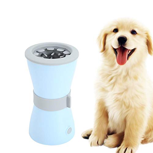 Automatic USB Rechargeable Pet Paw Cleaner Cup - Silicone Electric Foot Washer for Dogs & Cats - Perfect for Post-Walk Muddy Paws & Indoor Cleaning