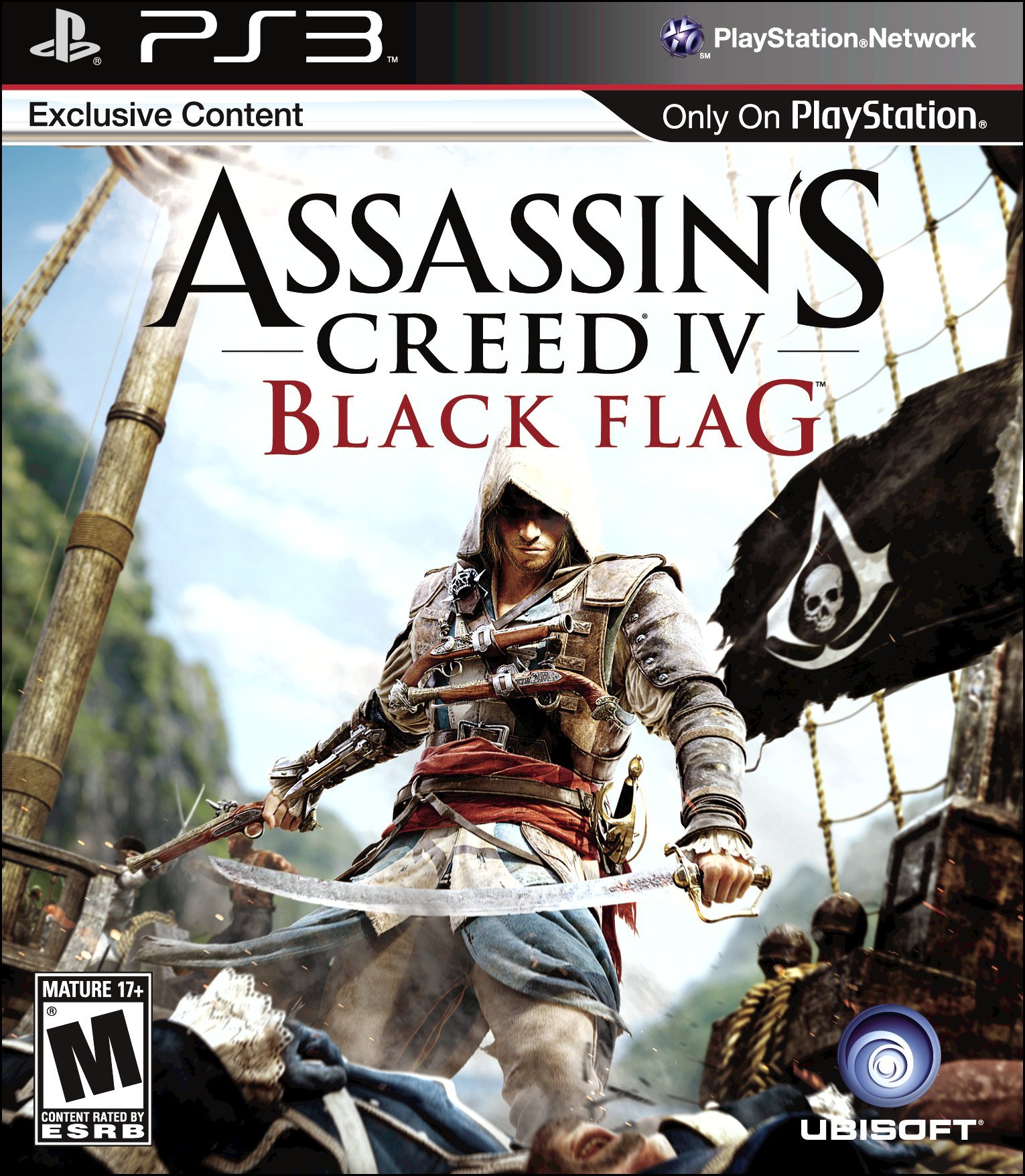 Assassin's Creed IV Black Flag - PlayStation 3 Game | Action-Adventure Pirate Video Game for PS3 | Perfect for Open-World Exploration & Naval Combat Fans