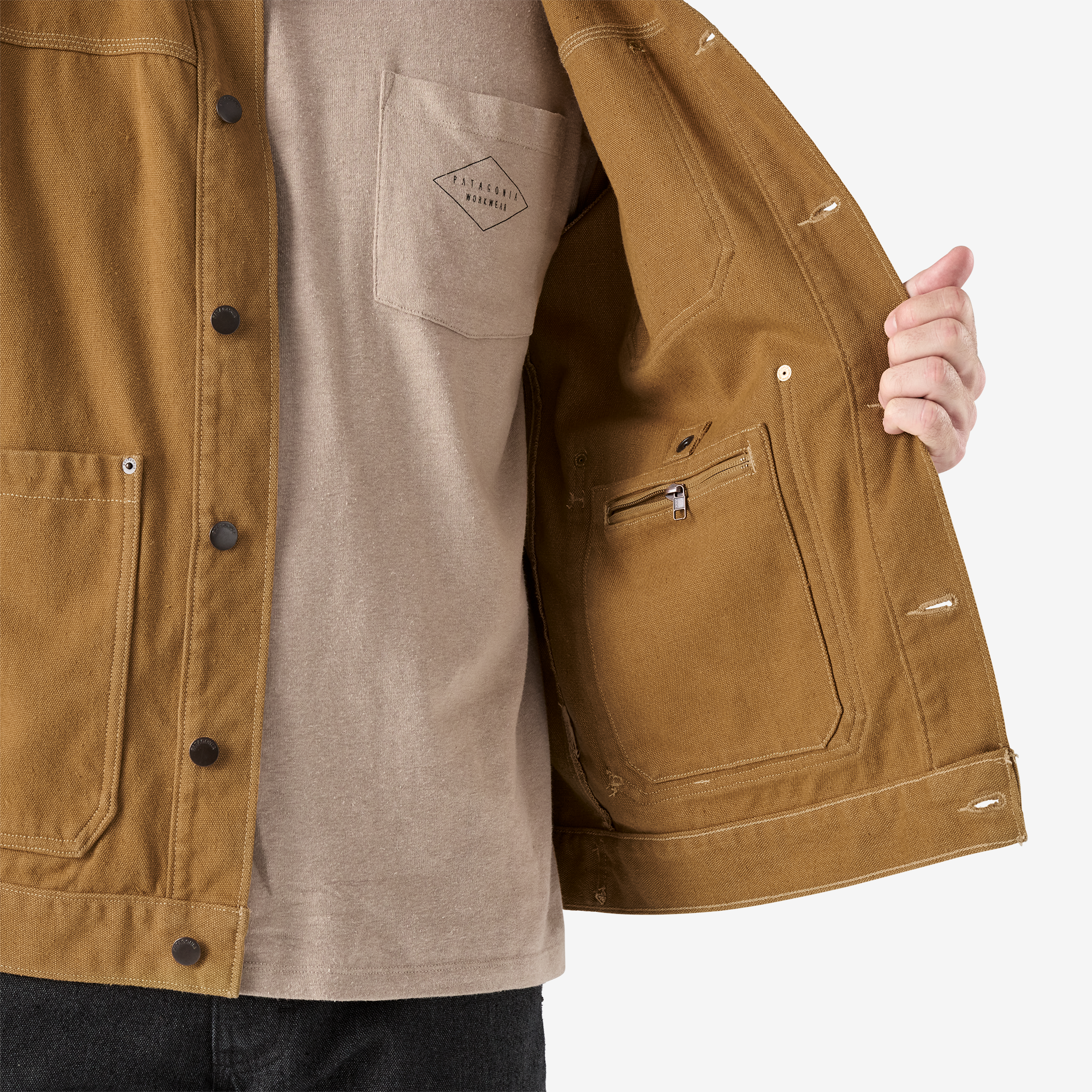 Men's Iron Forge™ Heavy Duty Canvas Chore Coat - Durable Work Jacket for Outdoor Labor, Farming & Casual Wear