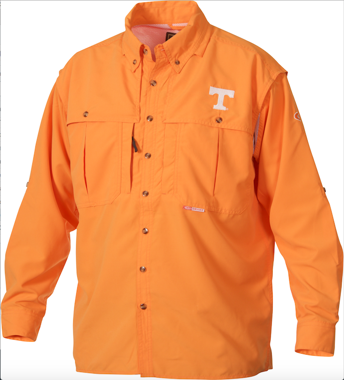 Tennessee Wingshooter's Shirt - Men's Long Sleeve Hunting Shirt with Breathable Fabric - Perfect for Outdoor Hunting, Camping & Shooting Sports