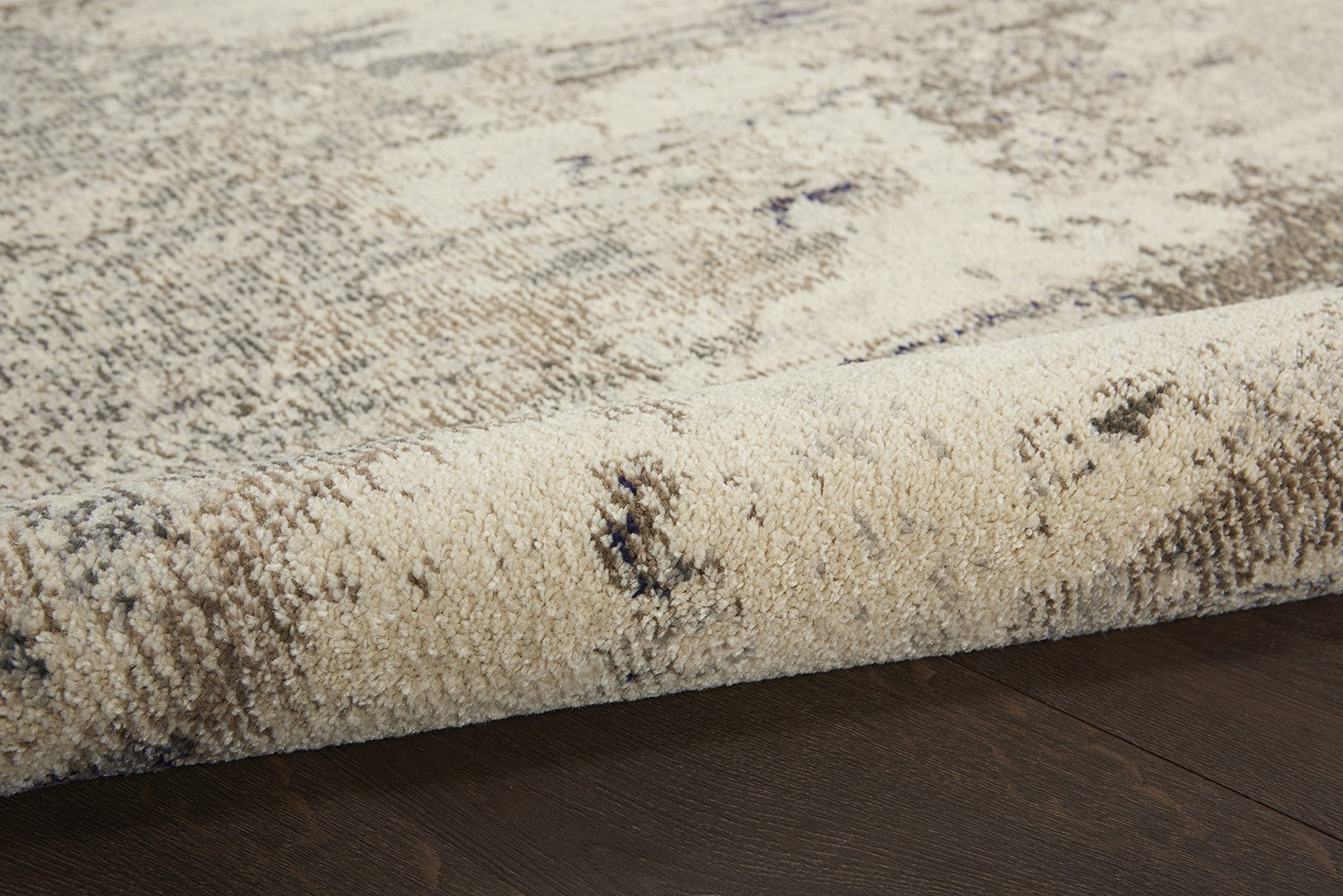 Nourison Celestial Modern Abstract Ivory/Grey 5'3