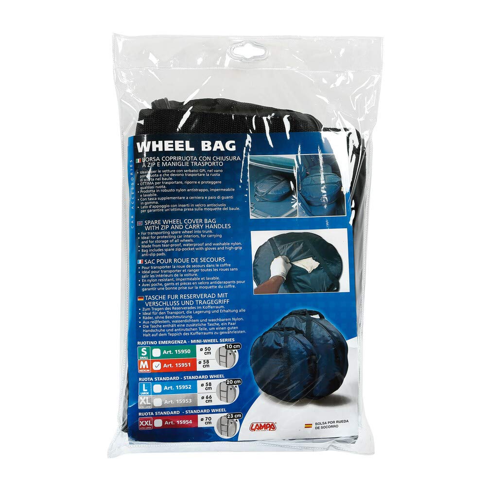 15951 Universal Spare Wheel Cover for Cars - Durable & Weatherproof Tire Protector - Perfect for SUVs, Trucks & Off-Road Vehicles