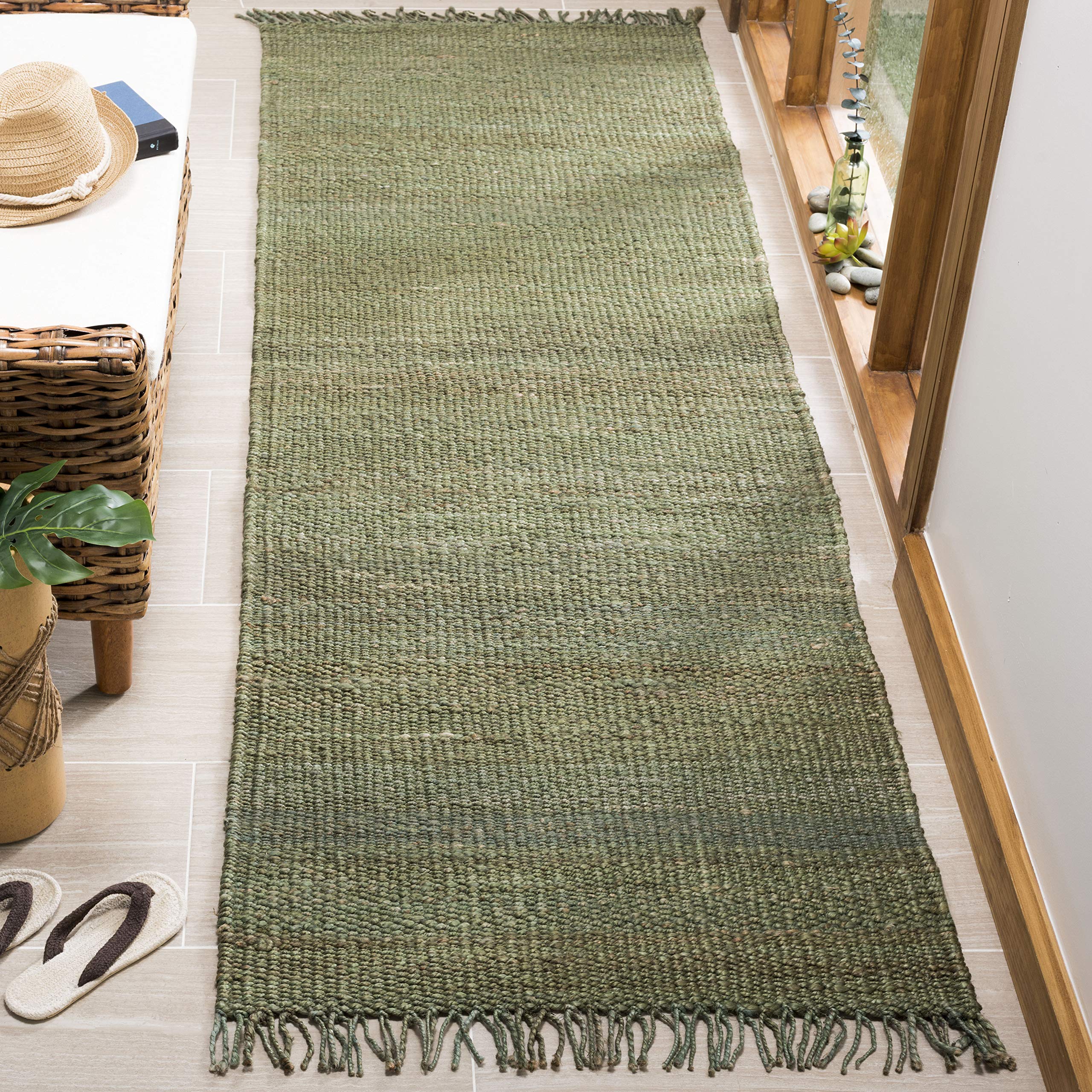 SAFAVIEH Handmade Boho Jute Runner Rug 2'3