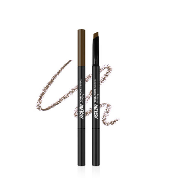 MERZY The First Brow Pencil - Waterproof Eyebrow Pencil with Spoolie Brush, Natural Looking Brow Makeup for Daily Use, Perfect for Eyebrow Shaping and Filling - Great for Work, Date Night and Everyday Makeup Routine