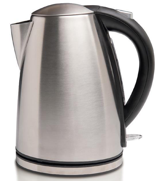 1.7L Stainless Steel Electric Kettle - Fast Boiling, Auto Shut-Off & Boil-Dry Protection - Perfect for Home, Office, Dorm & Travel Use