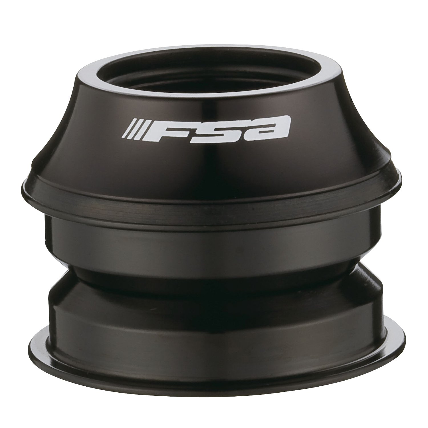 FSA Orbit ZS 4D Semi-Integrated 1 1/8 Inch Bicycle Headset - Black | Compatible with Mountain & Road Bikes | Smooth Steering & Durable Performance