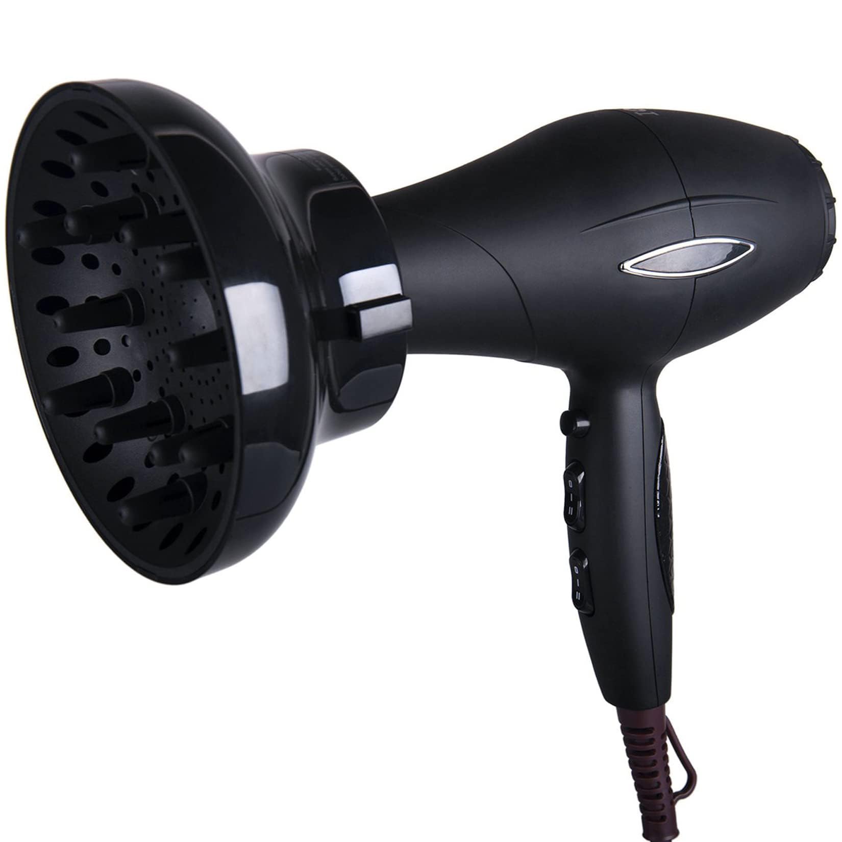 Universal Hair Diffuser Attachment for Curly Hair - Travel & Home Use Hair Dryer Diffuser with Comb - Perfect for Enhancing Curls & Reducing Frizz (Includes 1 Diffuser & 1 Styling Comb) - Ideal for Salons, Home Styling & On-the-Go Hair Care