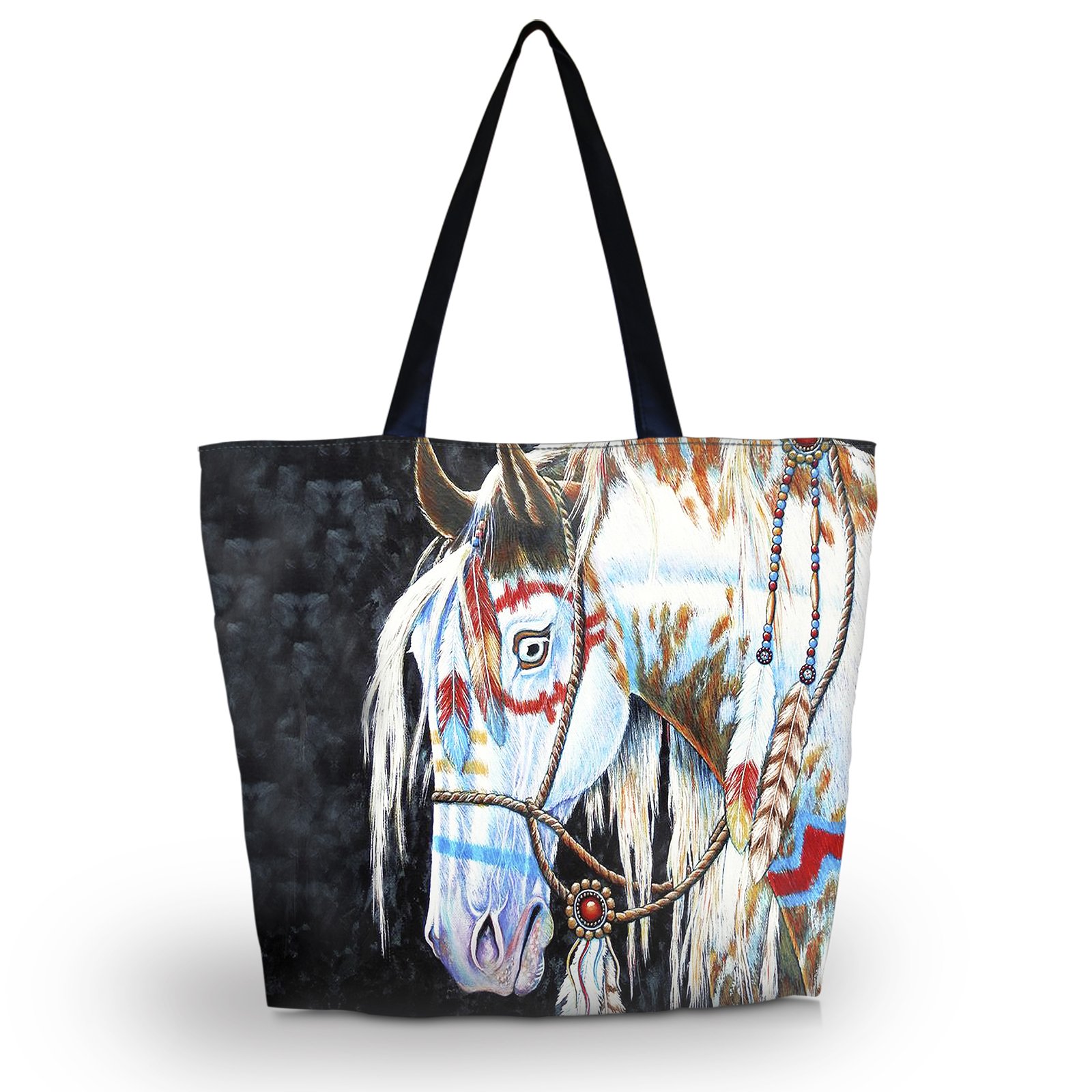 Foldable Waterproof Beach Tote Bag for Women - Travel & Shopping