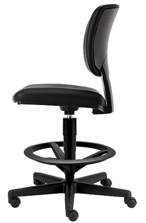 HON Volt Height Adjustable Drafting Stool [5705] - Ergonomic Office Chair for Architects, Artists & Designers - Perfect for Home Office, Studio & Workspace