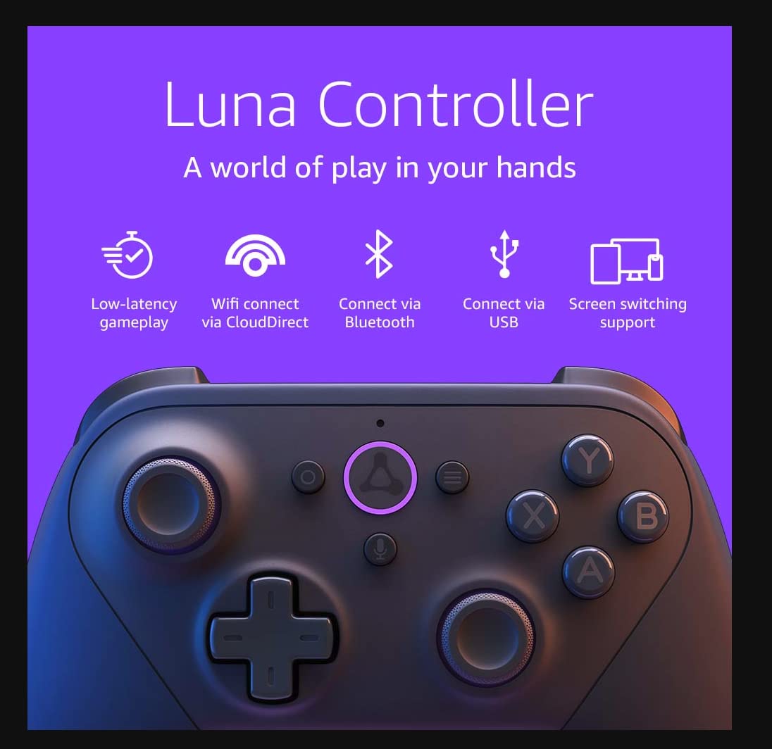 Amazon Fire TV Stick 4K with Luna Controller - Ultimate Gaming Bundle for Streaming & Cloud Gaming | Perfect for Home Entertainment & Online Multiplayer