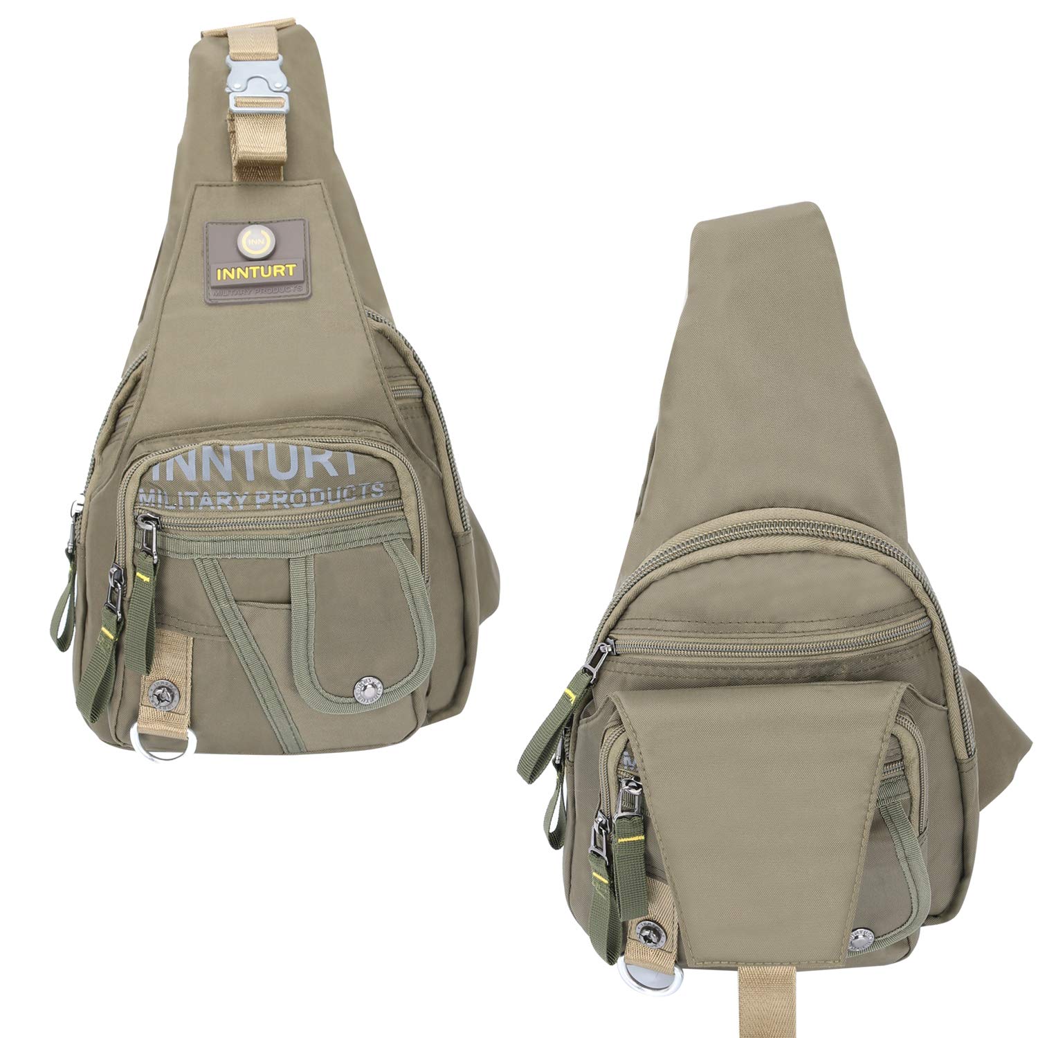Lightweight Nylon Sling Backpack - Crossbody Shoulder Bag for Men & Women - Perfect for Travel, Hiking, and Everyday Use